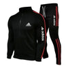 Striped Zip Up Cargo Tracksuit