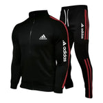 Striped Zip Up Cargo Tracksuit