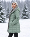 Fleece Lined Quilted Coat