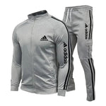 Striped Zip Up Cargo Tracksuit