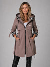 Hooded Longline Zip Coat