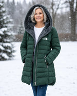 Fleece Lined Quilted Coat