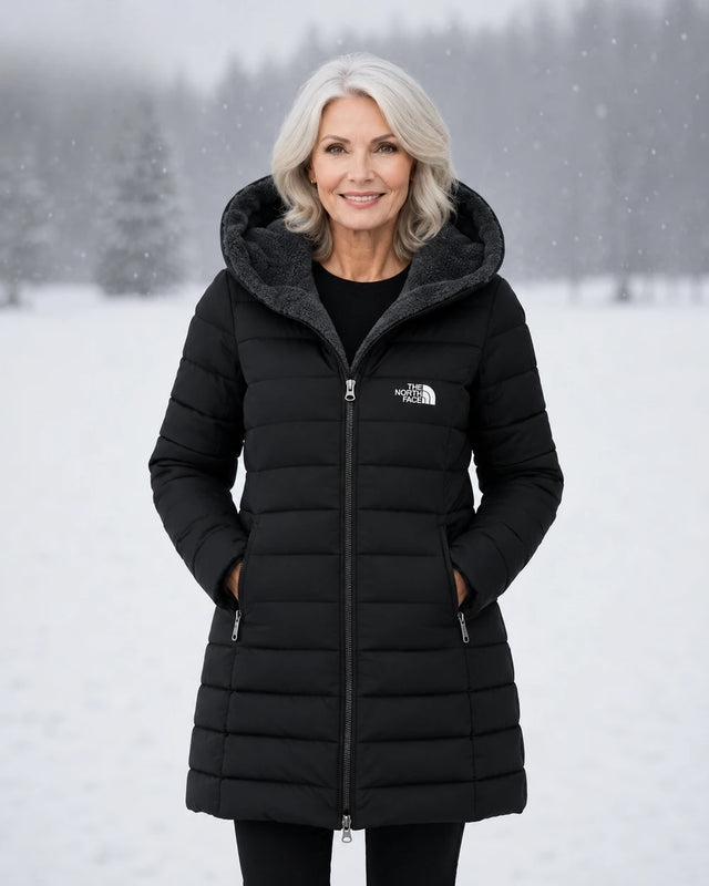 Fleece Lined Quilted Coat