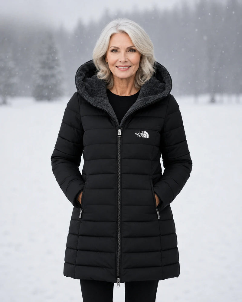 Fleece Lined Quilted Coat