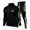 Striped Zip Up Cargo Tracksuit